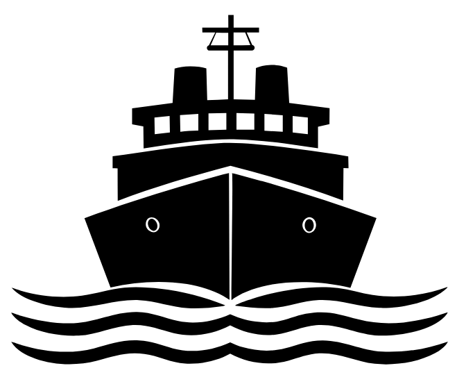 Ocean Freight Icon